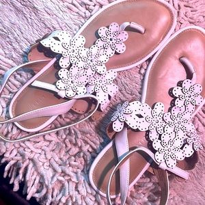 Flower Strappy Sandals